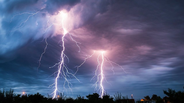 Tormentas eléctricas.