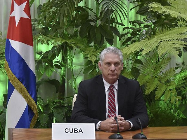 Cuban President Miguel Díaz-Canel