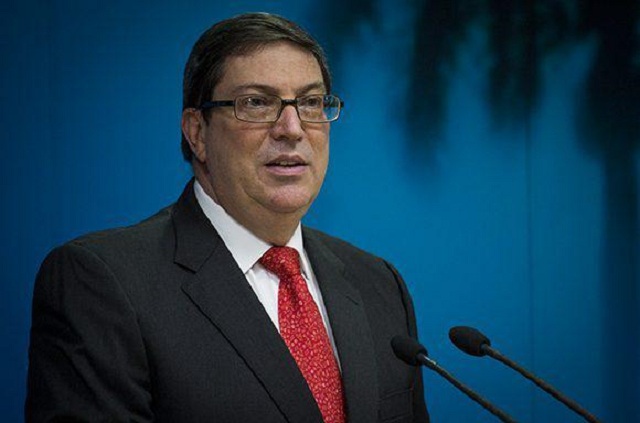 Canciller cubano, Bruno Rodríguez Parrilla.