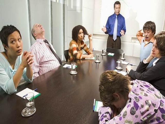 Cuando una reunión no se prepara bien.