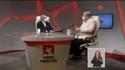 Mesa redonda radiotelevisiva. Foto.Captura de pantalla.