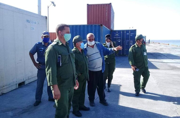 El recorrido estuvo dirigido fundamentalmente a los almacenes del puerto de Batabanó