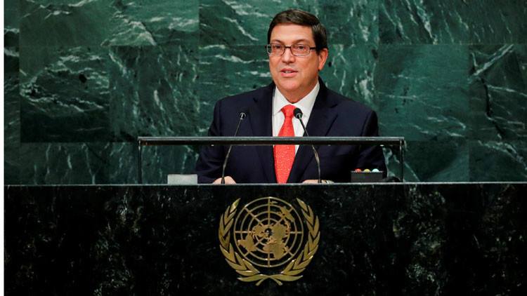 Bruno Rodríguez will speak in a virtual meeting for the UN Anniversary.