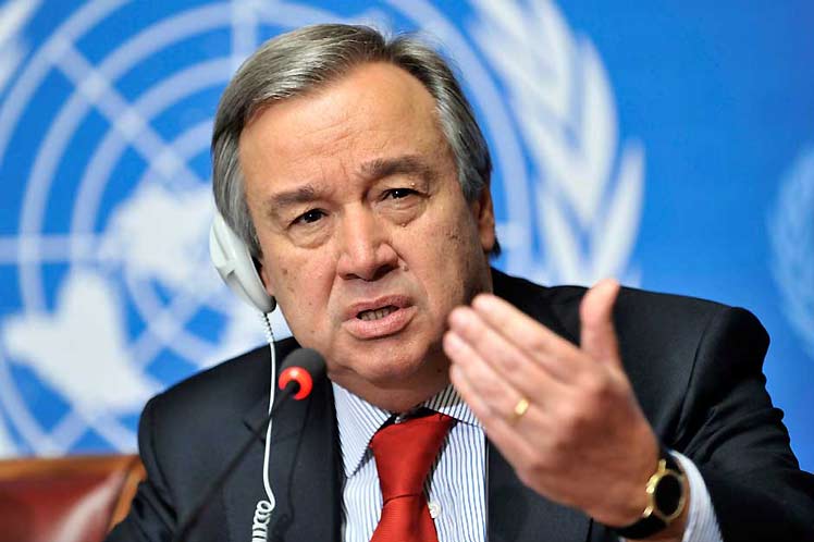 Secretary General of the United Nations (UN), António Guterres.
