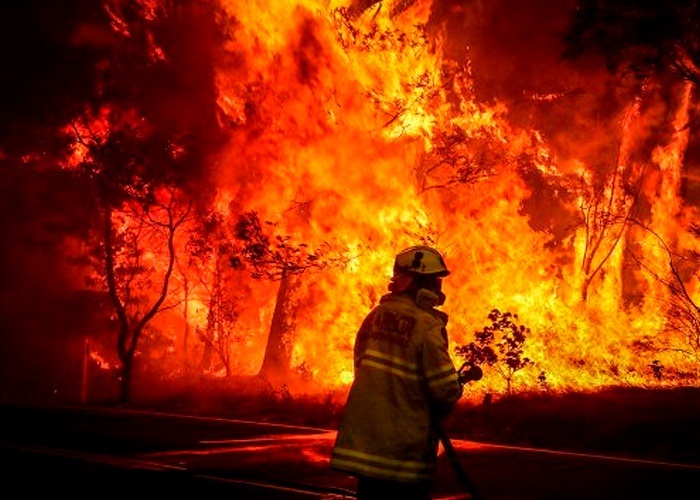 More than 100 active fires in 12 western US states.