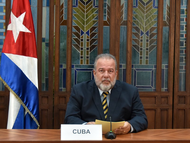 Cuban Prime Minister Manuel Marrero.