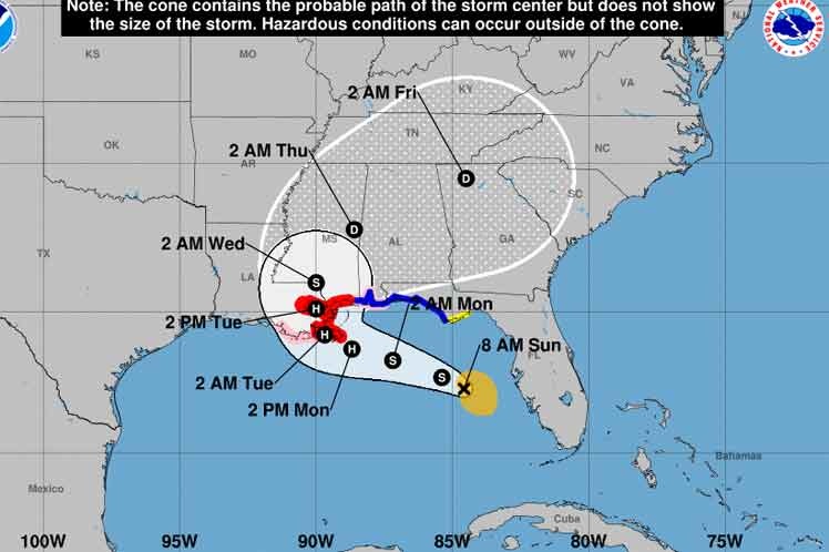 Avanza tormenta tropical Sally por la costa suroeste de la Florida.