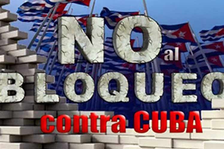 Virtual meeting will reject the blockade of the United States against Cuba.