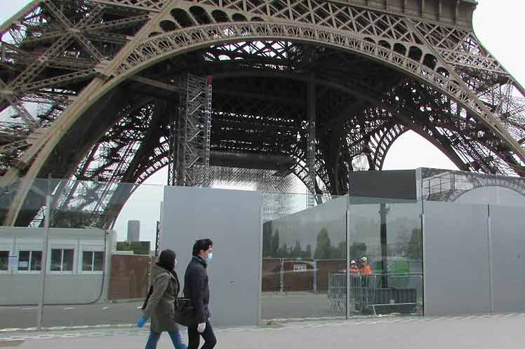 Measures to stop the spread of Covid-19 in Paris.