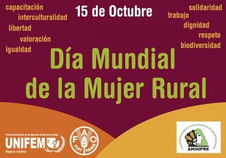 Día Mundial de la Mujer Rural.