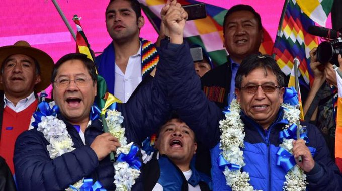 Movimiento al Socialismo gana elecciones en Bolivia