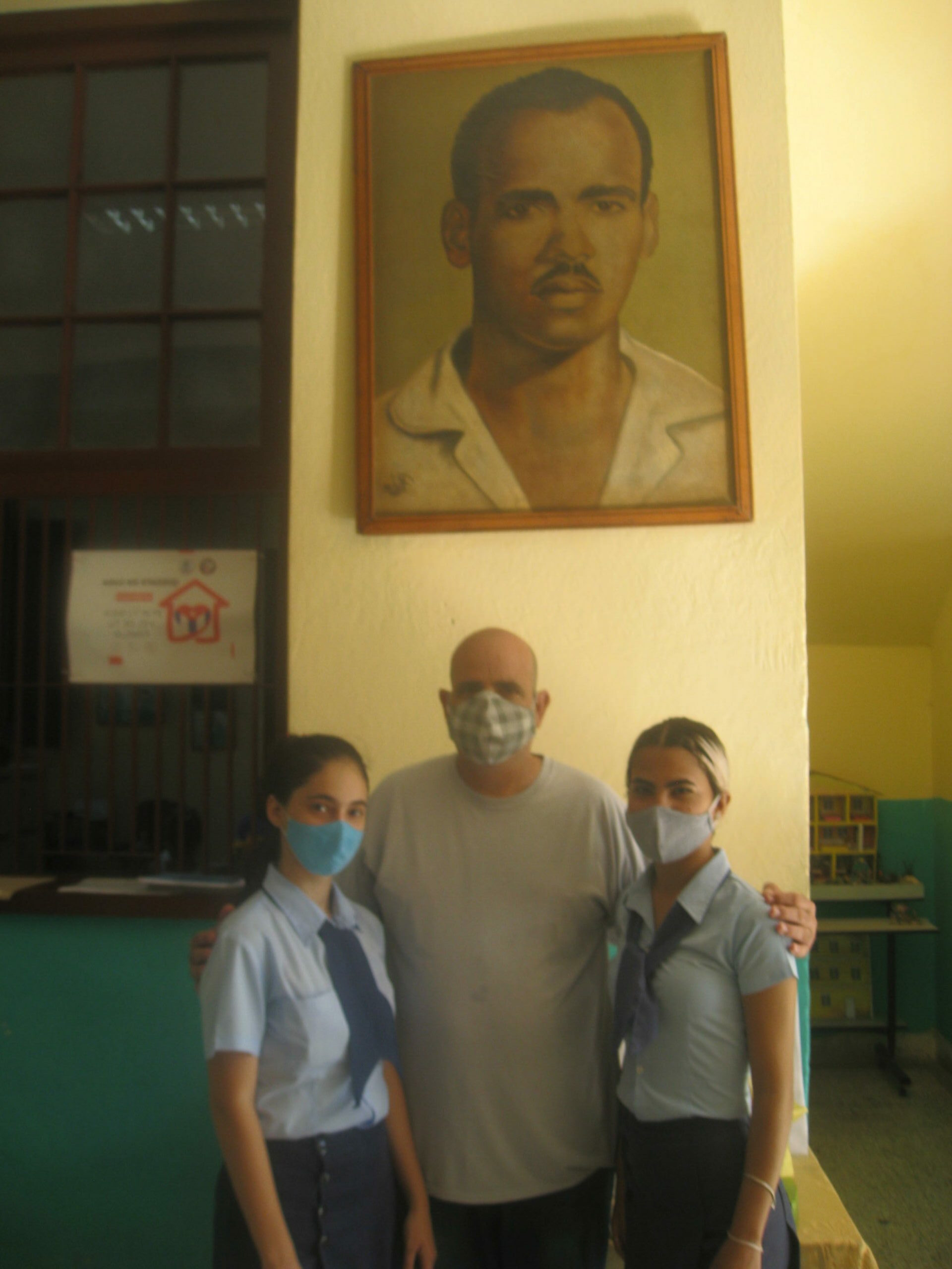 Estudiantes de duodécimo grado del Instituto Preuniversitario Urbano, de Güines.