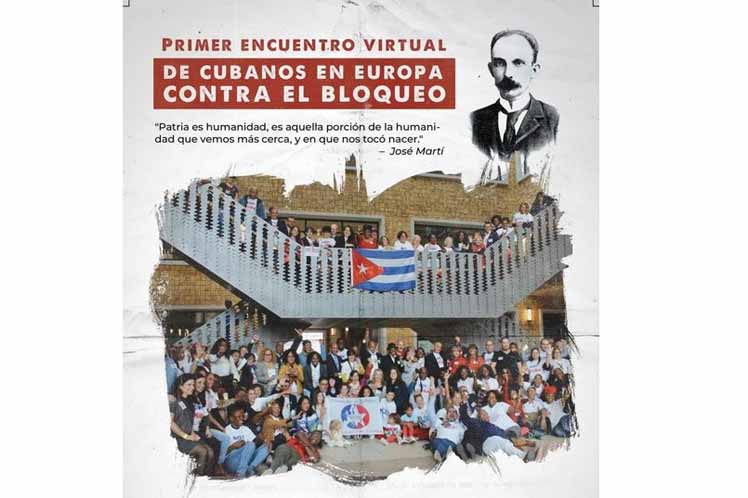 Cubans in the United Kingdom will participate in a virtual forum.