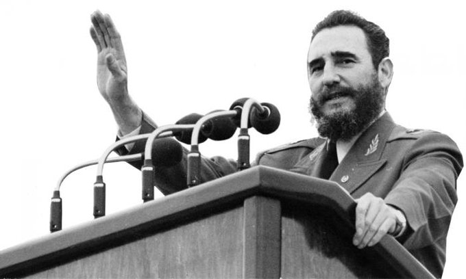 Fidel Castro, historical leader of the Cuban Revolution.