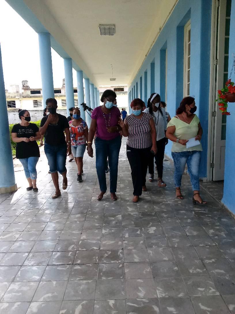 They supervise preparations for the start of the new school year in Mayabeque.