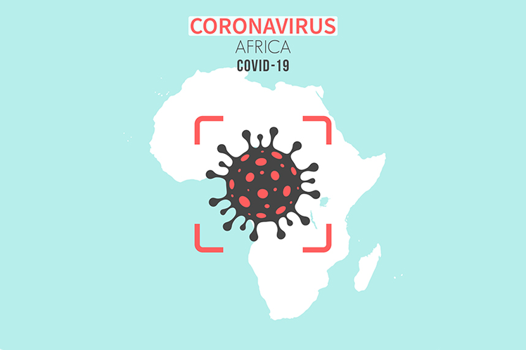 New increase in infections with Covid-19 in Africa.