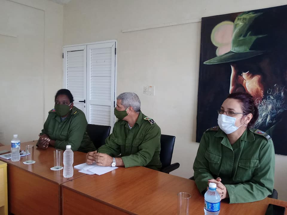 Yanina de la Nuez Aclich, President of the Provincial Defense Council in Mayabeque.