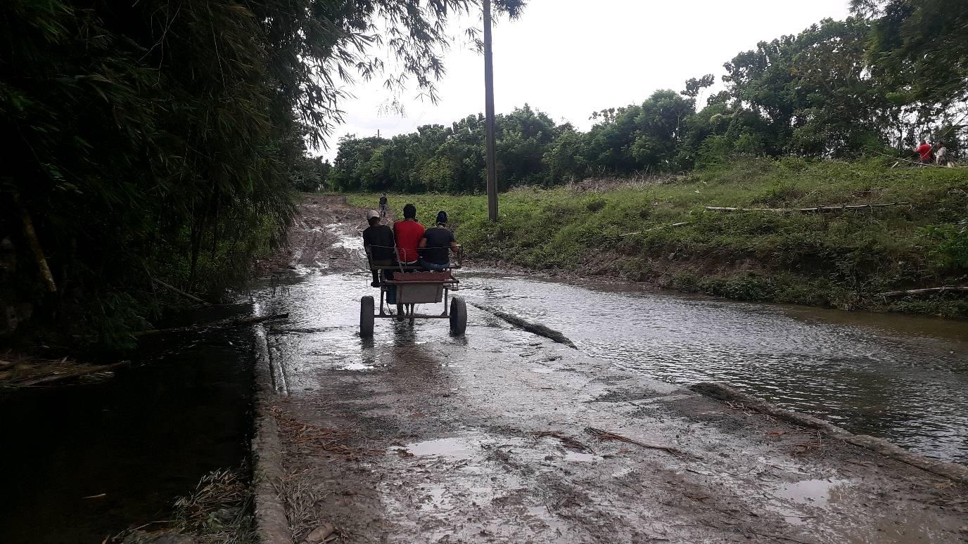 Jiquiabo settlement area located downstream.