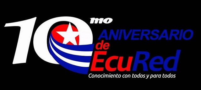 Décimo aniversario de la enciclopedia Ecured.