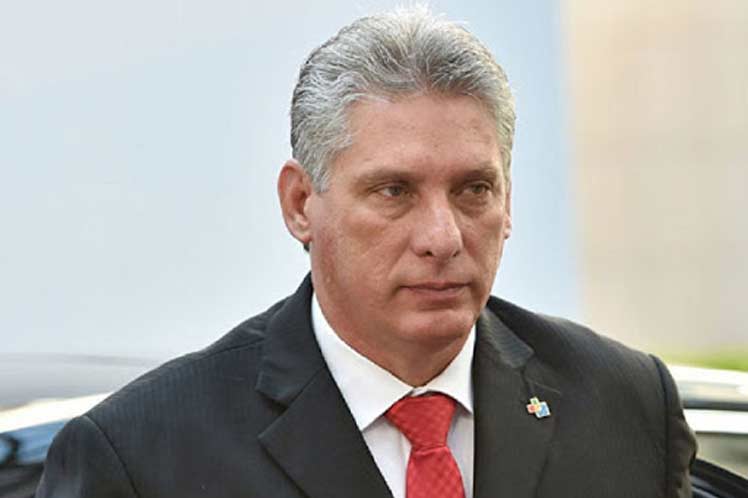 Díaz-Canel recalls Fidel Castro's ideas on the sovereignty of Cuba.