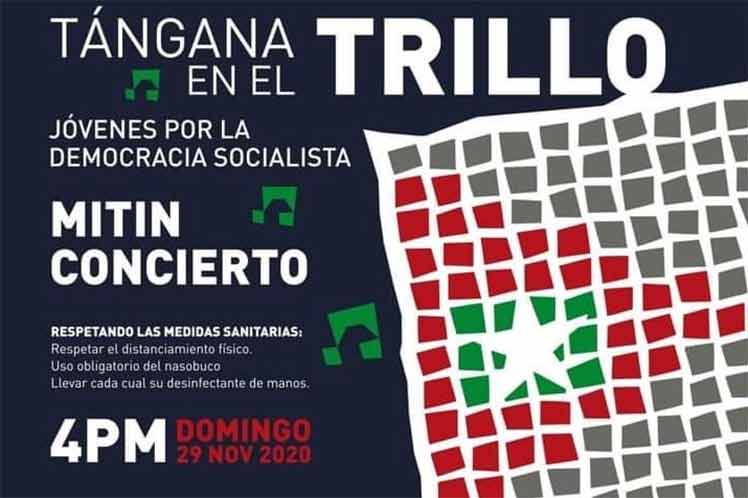 Jóvenes en Cuba realizarán concierto en defensa del socialismo.