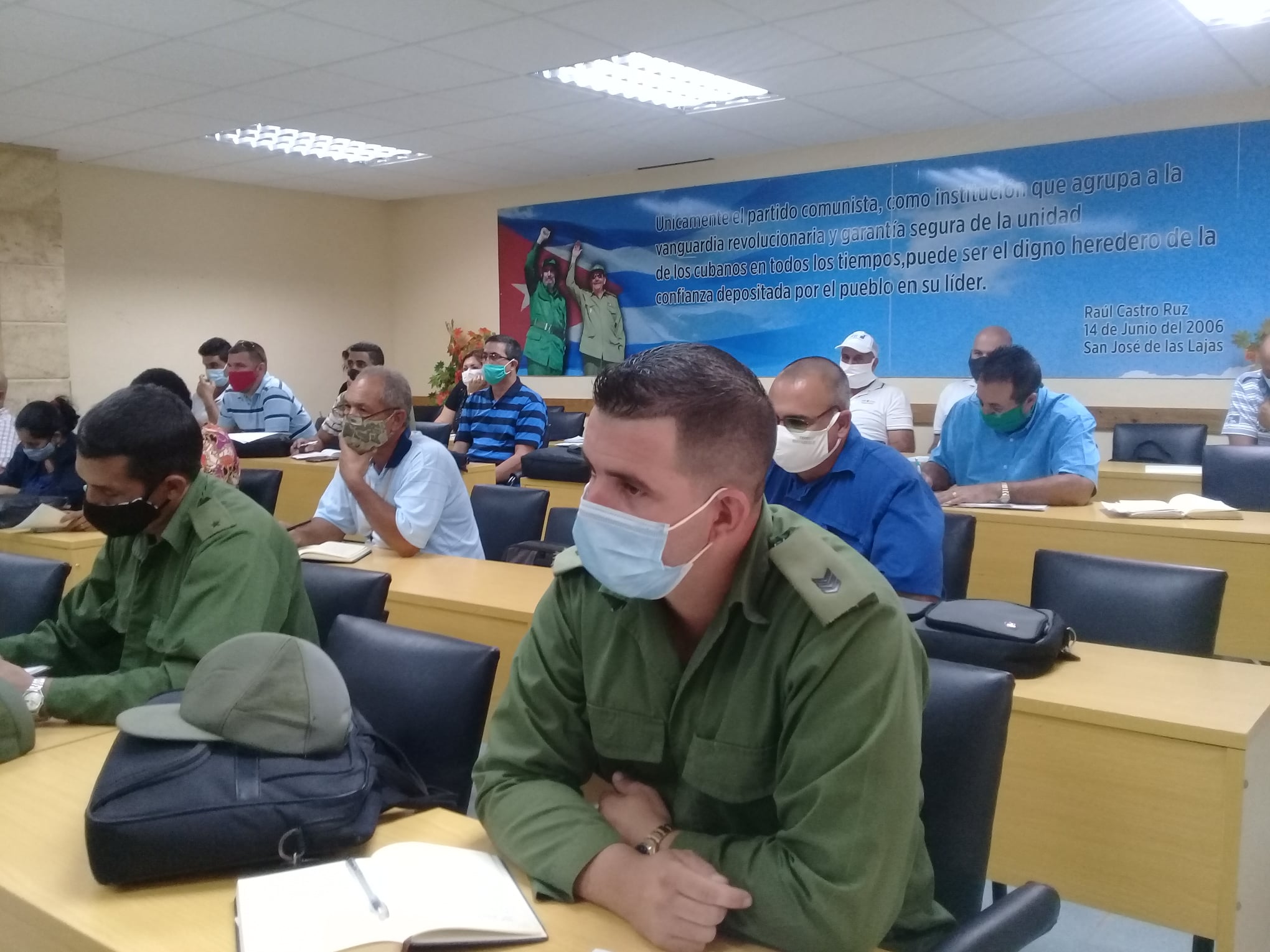 Defense Council in Mayabeque adopts measures against tropical depression Eta.