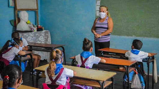 Las actividades docente-educativas se reanudan en el municipio de San Nicolás. Foto: Archivo.