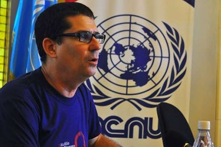 Fermín Quiñones, president of the Cuban Association of the United Nations. .