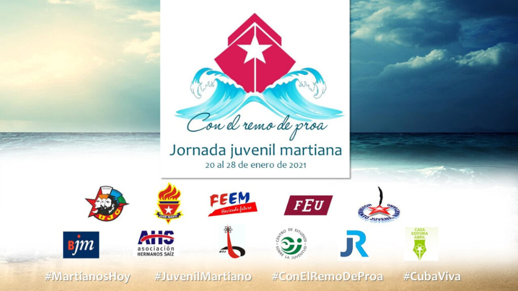 Jornada juvenil martiana se estrena con un encuentro virtual.