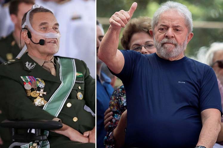 Reconoce ejército apoyo a encarcelación de Lula en 2018.