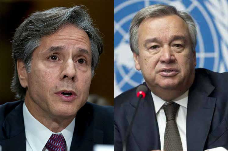 United Nations Secretary General will dialogue with the United States diplomat.