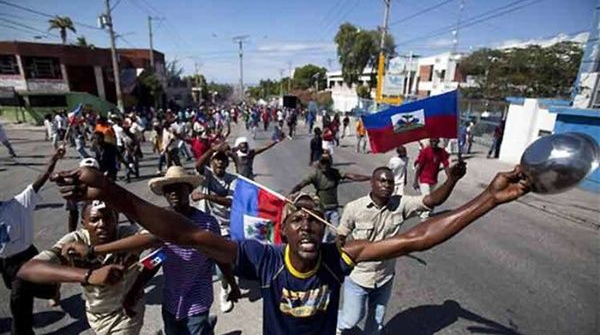 Haitians mobilize again.