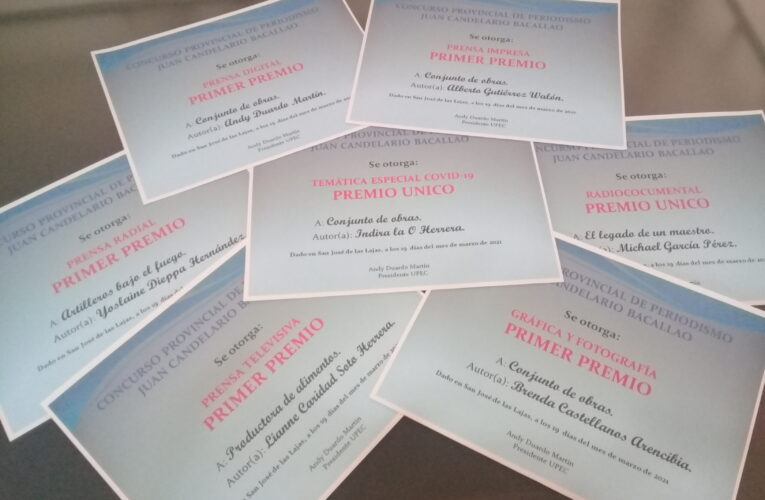 Dan a conocer premios del Concurso Provincial de Periodismo Juan Candelario Bacallao (Infografía)