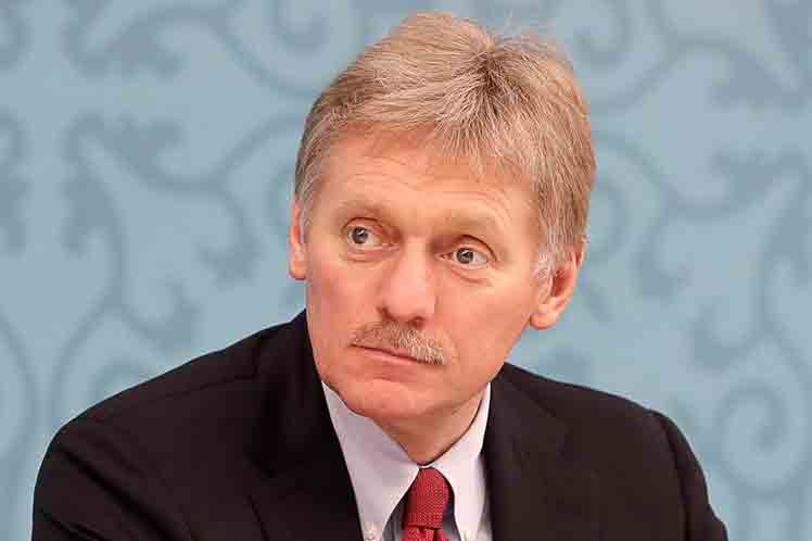 Portavoz del Kremlin, Dmitri Peskov Foto: Prensa Latina