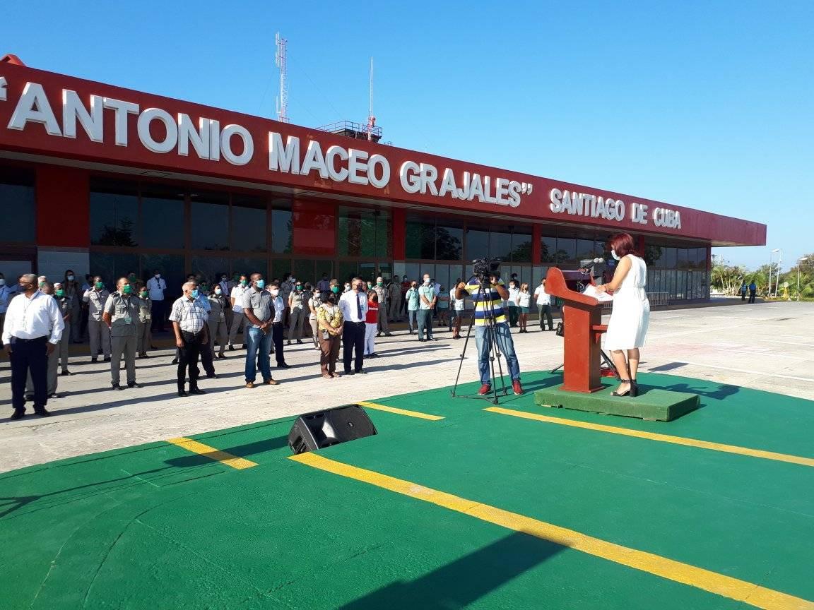 Mercenary bombing of the Santiago airport is commemorated.