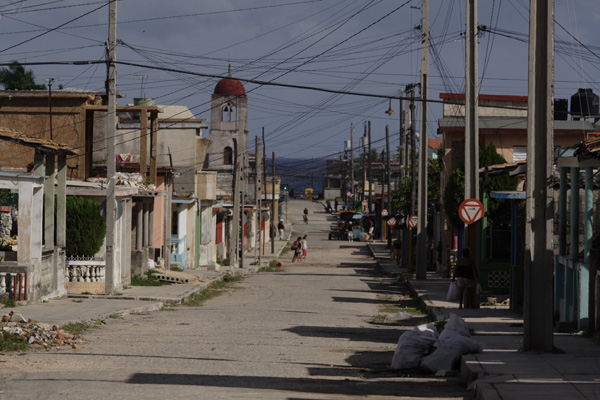 Área residencial de Santa Cruz del Norte , uno de los focos de Covid-19 en esa municipalidad.