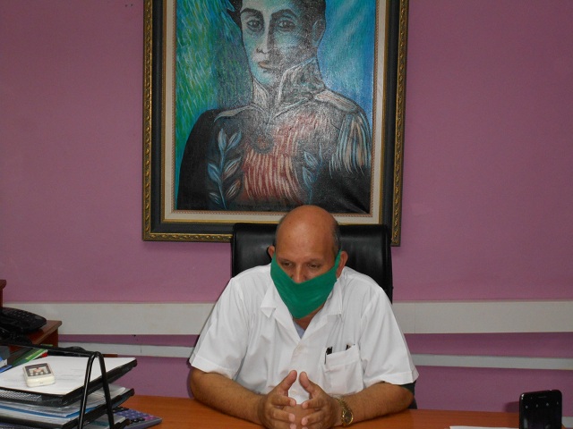 Director provincial de Salud Pública, Luis Armando Wong Corrales.
