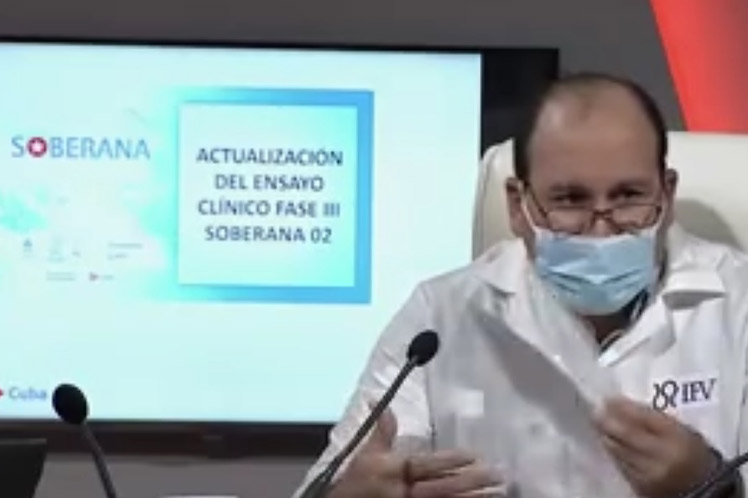 The phase III trial of Soberana 02 is demonstrating its efficiency