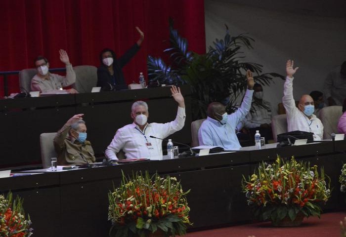 Resolution on the Central Report to the Eighth Congress of the Communist Party of Cuba.