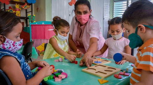 Children's day care center in Cuba.