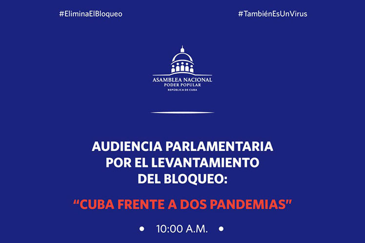 Parlamentarios de Cuba realizarán audiencia contra bloqueo de Estados Unidos.