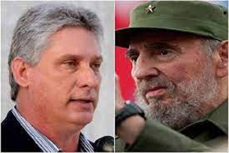 Díaz Canel y su actuar fidelista.