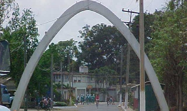 Entrada al municipio San Nicolás de Bari.