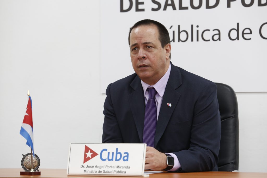 José Angel Portal Miranda, Ministro de Salud Pública de Cuba.