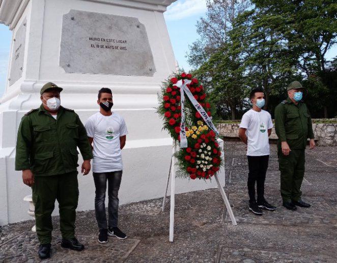 Rindieron homenaje a Martí en Dos Ríos.