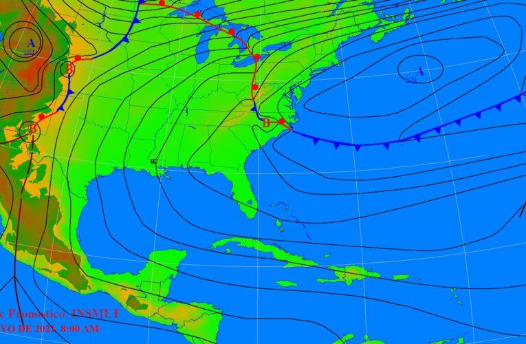Algunas lluvias en la región oriental