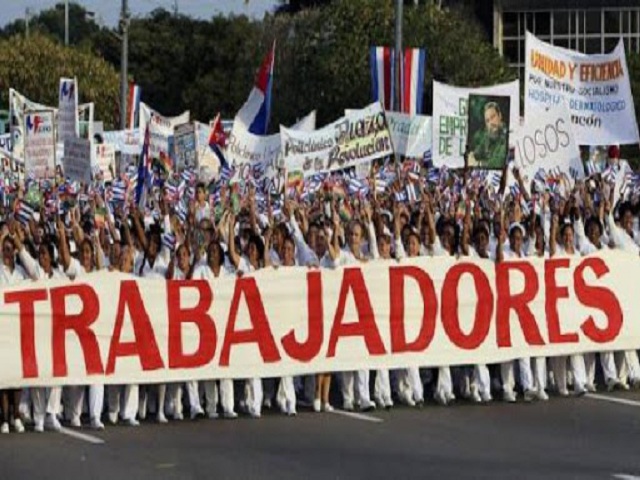 Trabajadores de Melena del Sur demuestran al mundo firmeza del proletariado cubano.