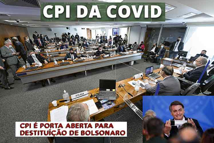 Gestión de Bolsonaro ante Covid-19 asfalta su destitución en Brasil.