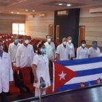 Abanderaron brigada médica para enfrentamiento a la Covid-19 en Mayabeque.