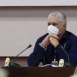 The First Secretary of the Communist Party of Cuba and President of the Republic, Miguel Díaz-Canel Bermúdez.